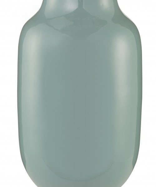 mini vase oval blue 14cm